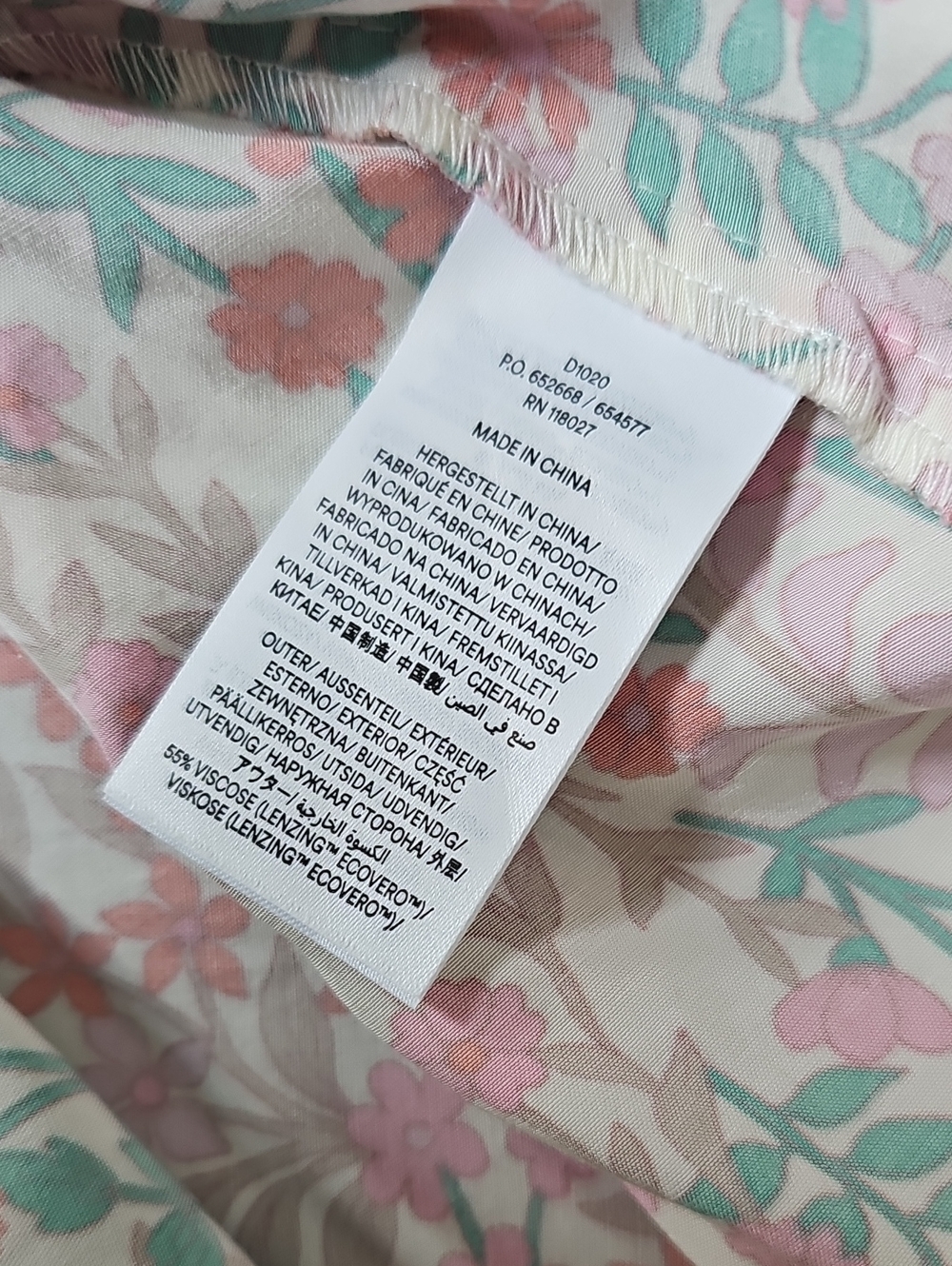 NWOT BODEN Floral Godet Tea Dress Maxi V-Neck Fit & Flare 20 - 22 - Picture 9 of 15